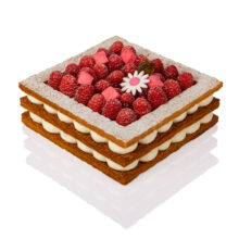 Mille-feuille framboise chantilly